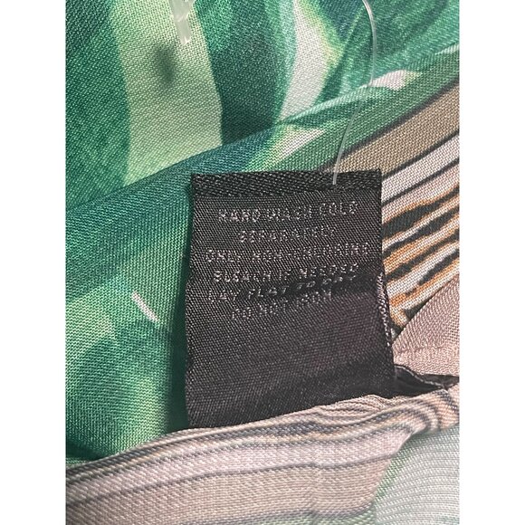 Steve Madden Sheer Tropical Print Kimono CoverUp O/S Green Lightweight Polyester - Picture 5 of 9